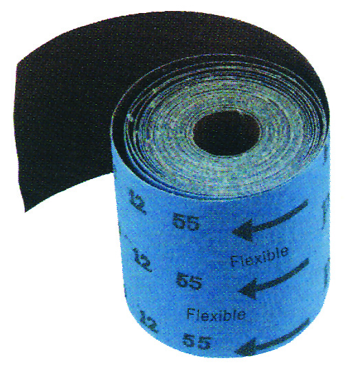 Flexible aluminium oxide abrasive cloth roll